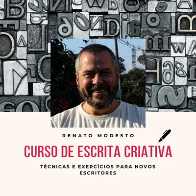 Capa de Curso de Escrita Criativa