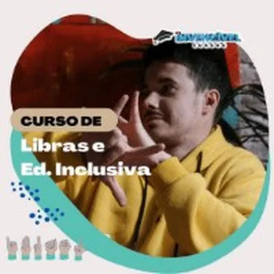 Capa de Curso de Libras e Educação Inclusiva