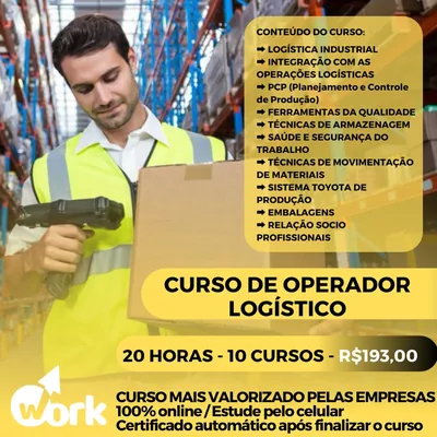 Capa de Curso de Operador Logístico