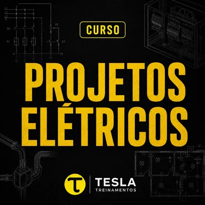 Capa de Curso de Projetos Elétricos (Básico ao Avançado)