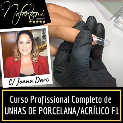 Capa de Curso de Unhas de Acrílico F1