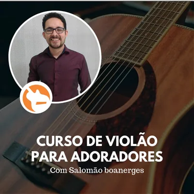 Capa de Curso de Violão para Adoradores com Salomão Boanerges