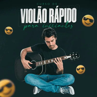 Capa de Curso de Violão para Iniciantes