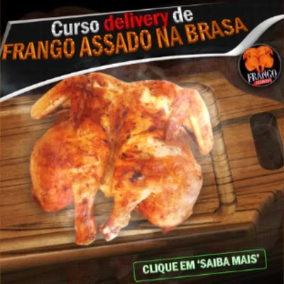 Capa de Curso Delivery de Frango Assado na Brasa