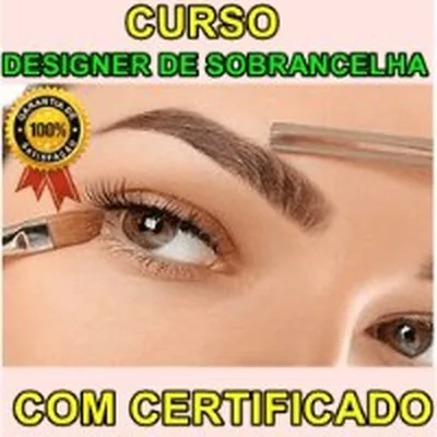 Capa de Curso Designer de Sobrancelhas: Passo a Passo