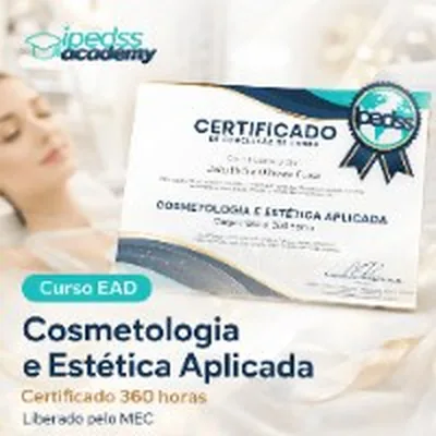 Capa de Curso EAD Cosmetologia e Estética Aplicada (360 horas)