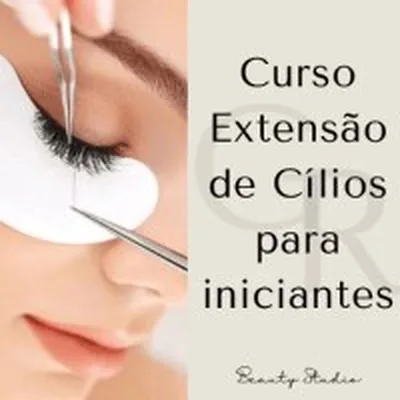 Capa de Curso de Extensão de Cílios para Iniciantes