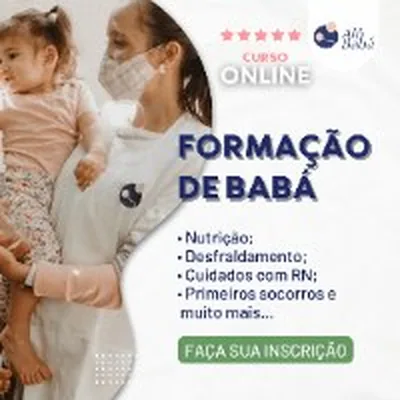 Capa de Curso Formação de Babá