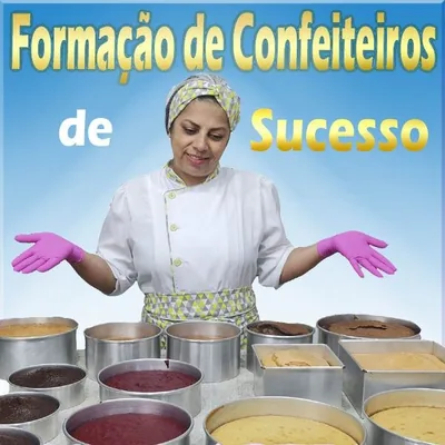 Capa de Curso Formação de Confeiteiros de Sucesso