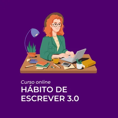 Capa de Curso Hábito de Escrever 2.0