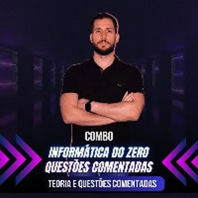 Capa de Informática para Concursos do Zero + Curso de Questões Comentadas