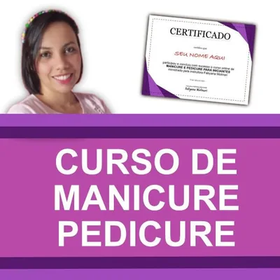 Capa de Curso de Manicure e Pedicure para Iniciante com Fabyana Molinari