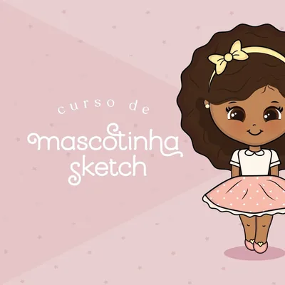 Capa de Curso Mascotinha Sketch