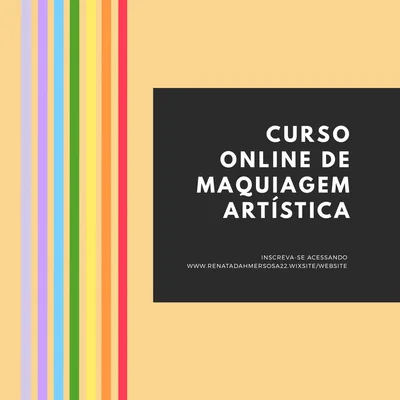 Capa de Curso Online de Maquiagem Artística
