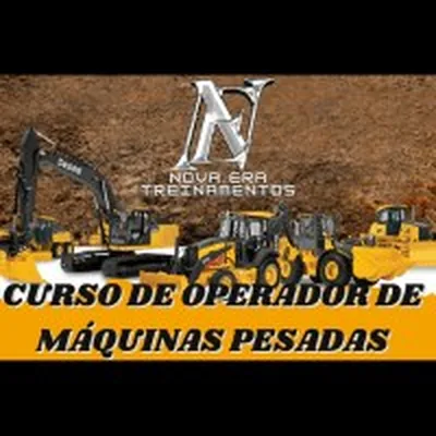Capa de Curso de Operador de Máquinas Pesadas