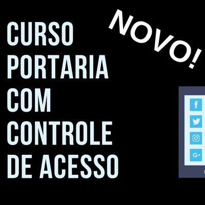 Capa de Curso de Portaria e Controle de Acesso