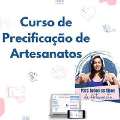 Capa de Curso Precificação de Artesanatos