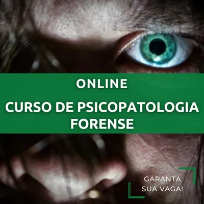 Capa de Curso de Psicopatologia Forense