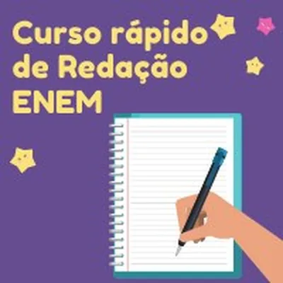 Capa de Curso Rápido de Redação