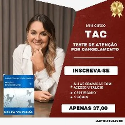 Capa de TAC: Teste de Atenção por Cancelamento (Aplicação, Avaliação e Citação no Relatório)