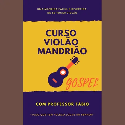 Capa de Curso do Violão Mandrião (gospel)