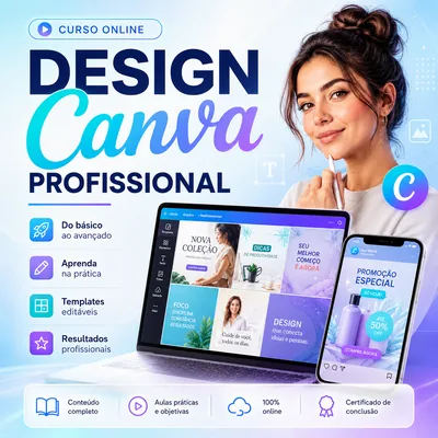 Capa de Design Canva Profissional