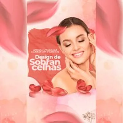 Capa de Designer de Sobrancelhas Profissional