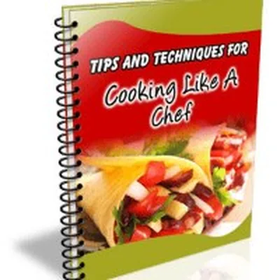 Capa de Dicas e Técnicas para Cozinhar como um Chef