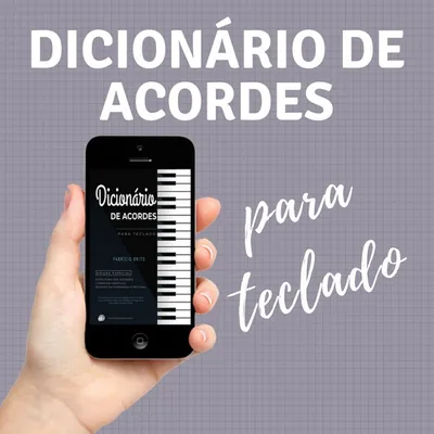 Capa de Dicionário de Acordes para Teclado