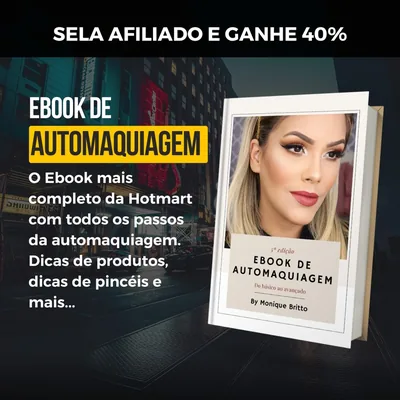 Capa de Ebook de Automaquiagem