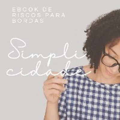 Capa de Ebook de Riscos Simplicidade: 11 Riscos para Bordar