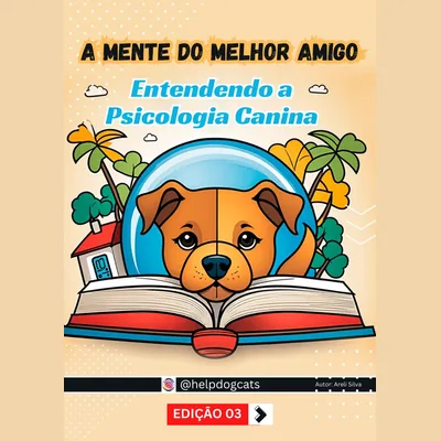 Capa de Educação Canina Inteligente e Fácil