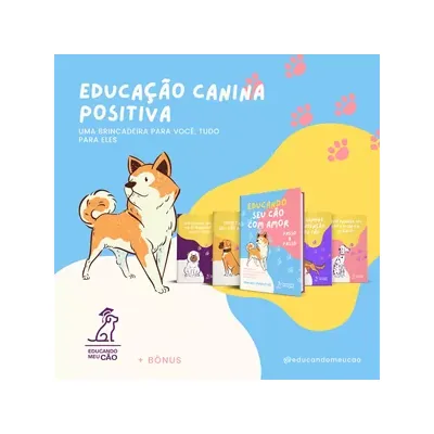 Capa de Kit Manuais Educando Seu Cão com Amor