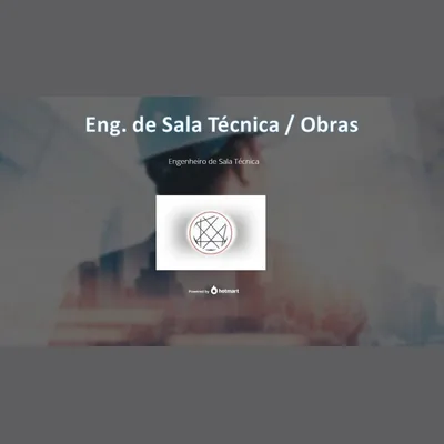 Capa de Engenheiro de Sala Técnica | Obras