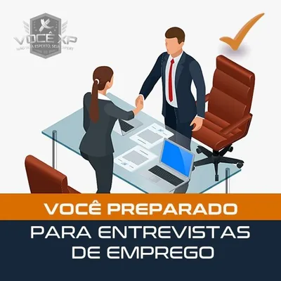 Capa de Entrevista de Emprego: Você XP, Seja Expert