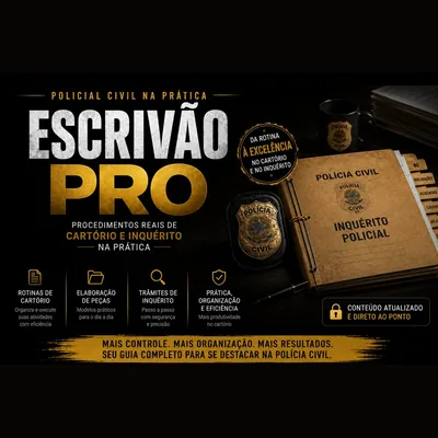 Capa de Escrivão de Polícia na Prática