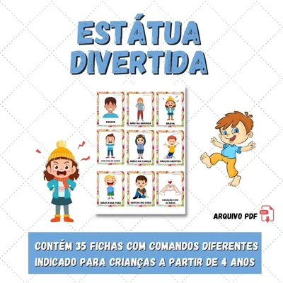 Capa de Estátua Divertida