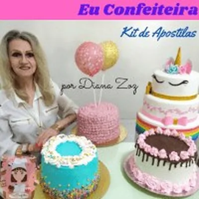 Capa de Eu Confeiteira: Kit de Apostilas de Confeitaria