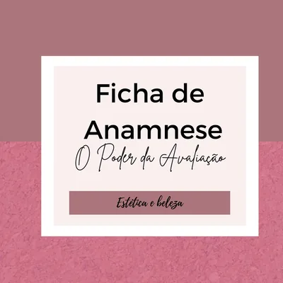 Capa de Ficha de Avaliação Corporal e Facial