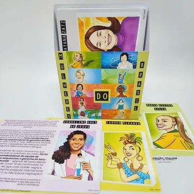 Capa de Fichas Biográficas: Mulheres do Brasil