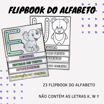 Capa de Flipbook do Alfabeto