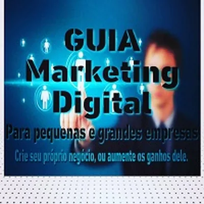 Capa de Guia de Marketing Digital para o seu Negócio