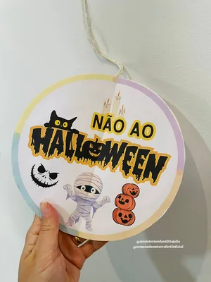 Capa de Halloween Não: Eu Sou a Luz do Mundo