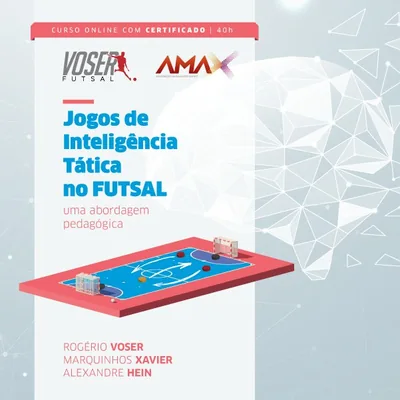 Capa de Jogos de Inteligência Tática no Futsal: Uma Abordagem Pedagógica (40 Horas)