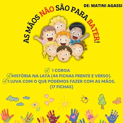 Capa de Kit As Mãos Não São para Bater