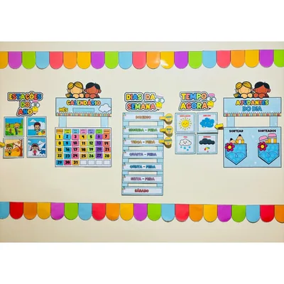 Capa de Kit Calendário de Parede Móvel Educa Arte