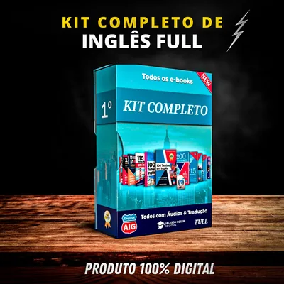 Capa de Kit Completo de Inglês Full