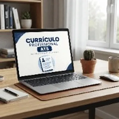 Capa de Kit Currículo ATS + Guia de Entrevista