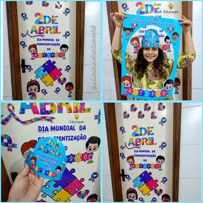 Capa de Kit Dia Mundial da Conscientização do Autismo