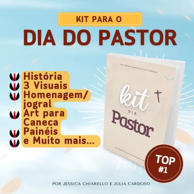 Capa de Kit Dia do Pastor